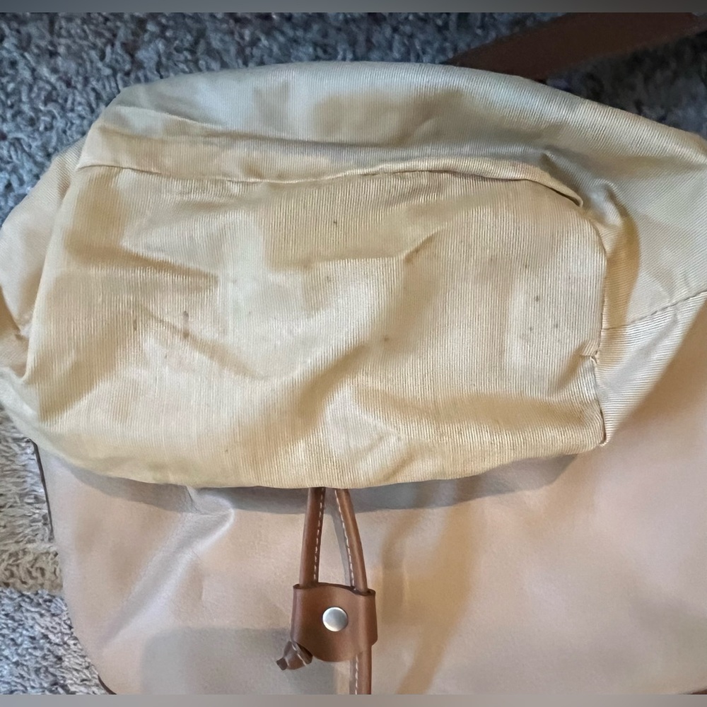 ESPRIT Vintage Y2K Brown and Tan Crossbody Bucket Bag Good Condition - Picture 10 of 12
